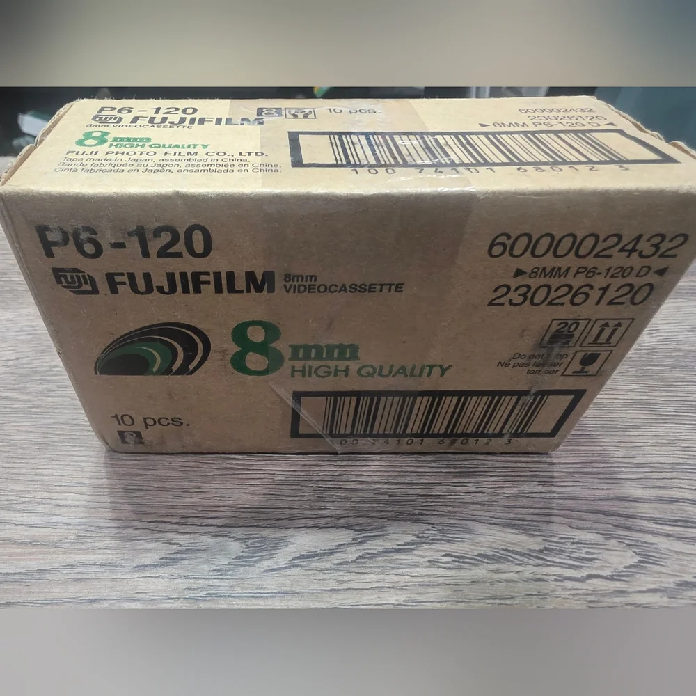 Fujifilm 8mm VideoCassette Camera P6-120 10 Pcs.
